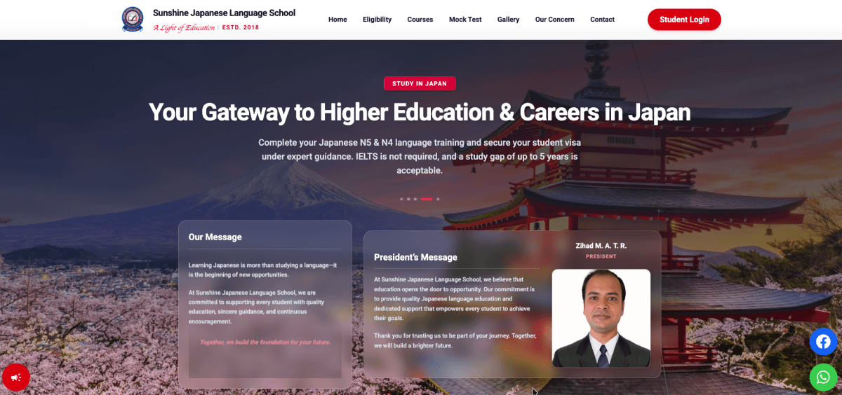 Sunshine Japanese School | UpNovate